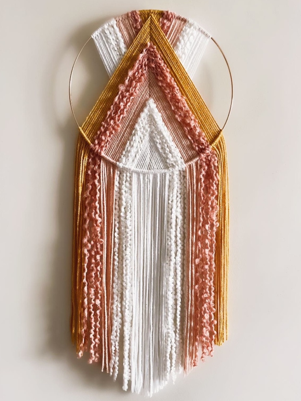 Yarn Hoop Wall Hanging